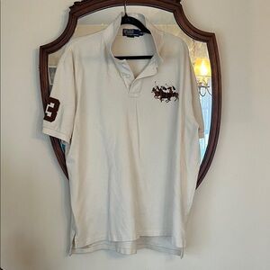Polo Ralph Lauren Triple-Pony polo shirt, XXL, embroidered logo and a “3” patch